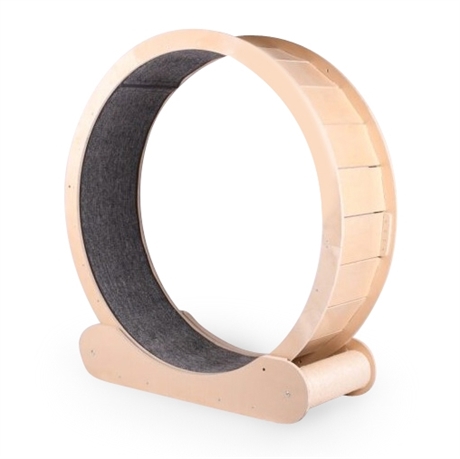 Wooden Cat Exercise Wheel