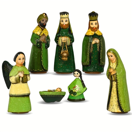 Vintage Sermel Tonala Nativity