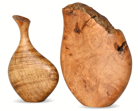 Pair of Handcrafted Bud Vases