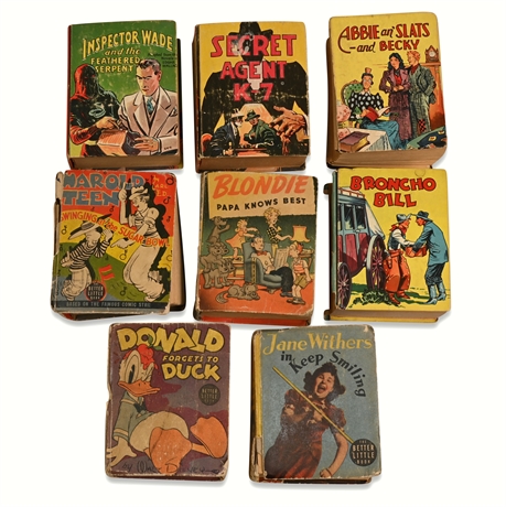 1940s Collection of 8 Better Little Book Books
