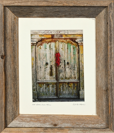 Kurt Van Wagner 'Old Ristra Door' Limited Edition Photo