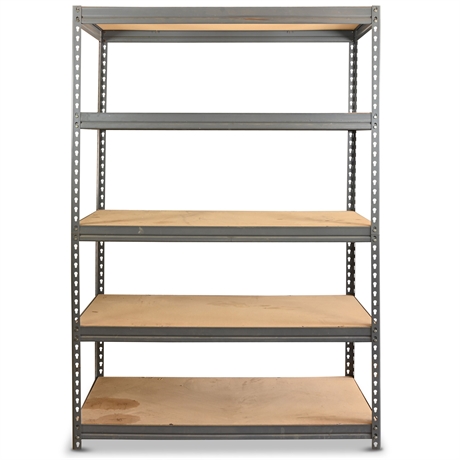 Heavy Duty Garage Shelving Unit – 5 Sturdy Shelves