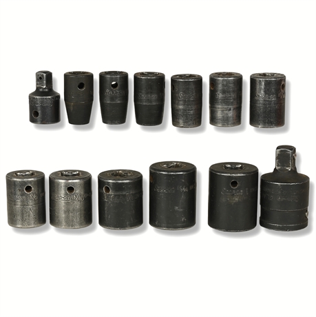 Snap-On 13-Piece Impact Socket and Reducer Set