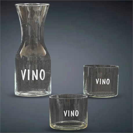 Vino For 2 Decanter & Cups Set