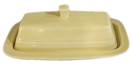 Yellow Butter Dish