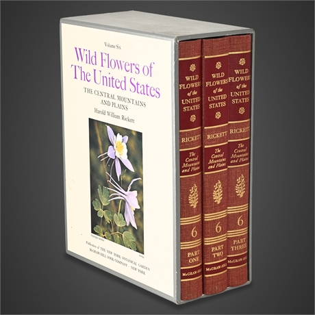Wild Flowers of the United States Vol. 6 – Ricketts, 3-Part Set, McGraw-Hill