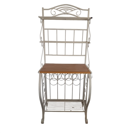 Cream Bakers Rack