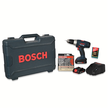 Bosch 36618‑02 Compact Tough 18 V Drill Kit w/ BC660 Charger