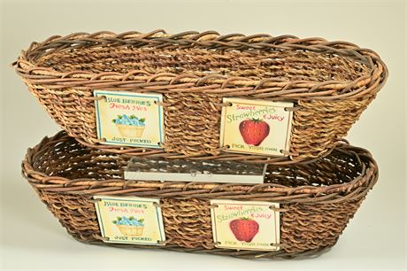 Pair Berry Baskets