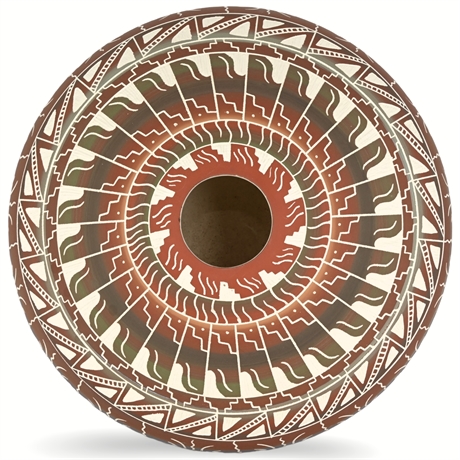 Dena Johnson Navajo Sgraffito Pot