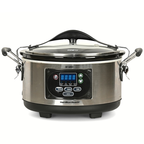 Hamilton Beach Set & Forget® 6 Qt. Programmable Slow Cooker