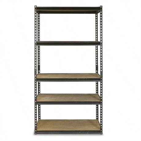 Medium Duty Metal Shelving Unit 5-Tier Industrial Storage Rack