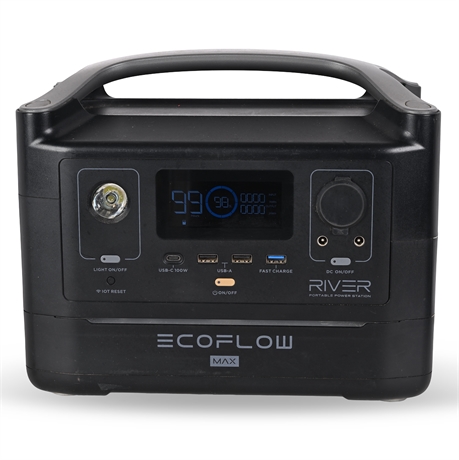 EcoFlow River Max EF4 Portable Power Station – 288Wh/576Wh, 600W Output