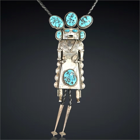 Kachina Bolo Tie Attributed to Helen Long