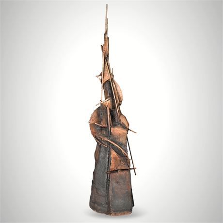 Don Miller “Earth Chambers” 2000 Mixed Media Sculpture, Signed & Dated