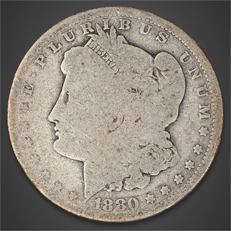 1880 Morgan Silver Dollar – Philadelphia Mint – .900 Silver