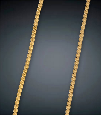 18" 14K Italian Gold Necklace