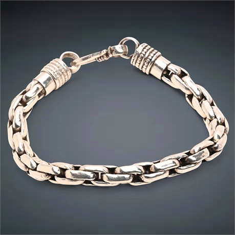 7.75" CHUNKY Prince of Wales Link Bracelet