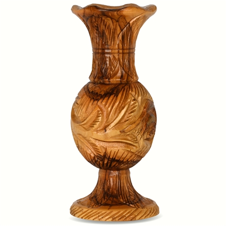 7" Olive Wood Vase