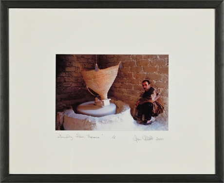 Jean Abbott 'Grinding Flour, Morocco' Photograph