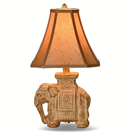 19" Elephant Themed Table Lamp