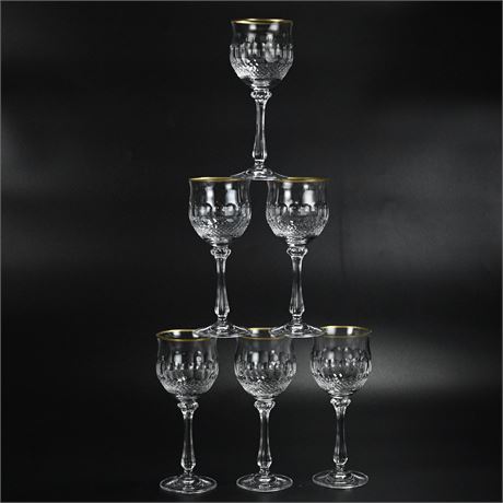 Mikasa Gold Crown Wine Glasses