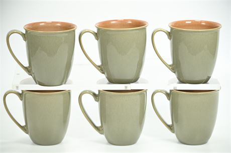 (6) Denby Coffee Mugs
