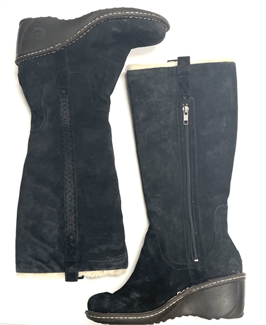 Uggs Black Suede Tall Boots