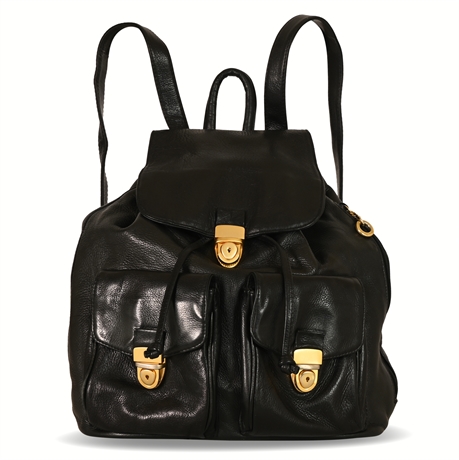 Neiman Marcus Leather Backpack
