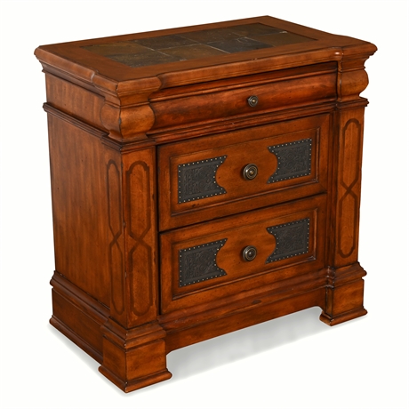 Monarch Valley B493-93 Cherry Nightstand by Ashley Furniture
