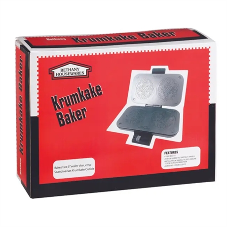 Bethany Housewares Krumkake Baker Model 351 Open Box Complete