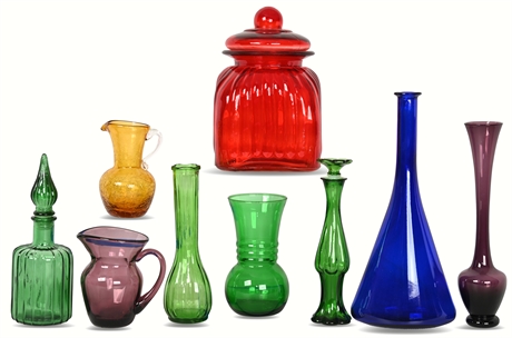 Blenko & Other Mid-Century Colored Glass