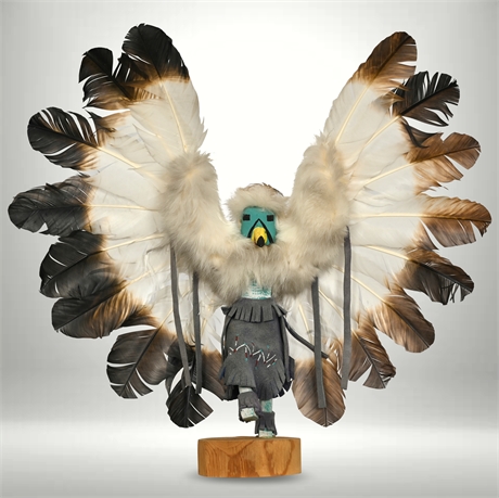 Navajo Eagle Dancer Kachina by B. Begay