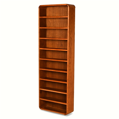 Vintage 61" Oak Bookcase