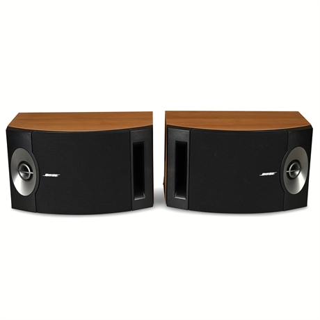 Bose 201® Series V Bookshelf Speakers – Factory Renewed, Cherry Finish
