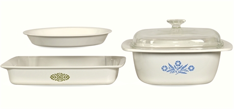 3 Piece Corningware