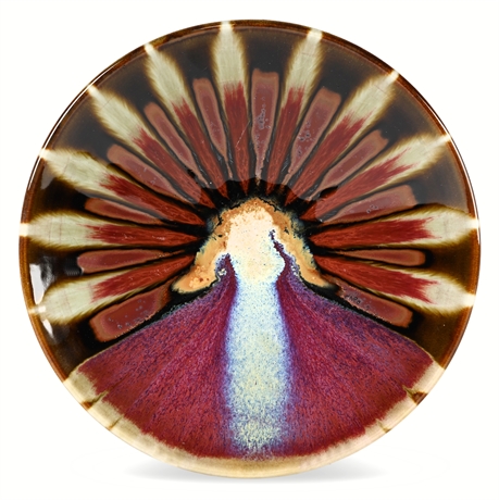 10" Matthew Patton Angel Motif Pottery Wall Charger – Signed