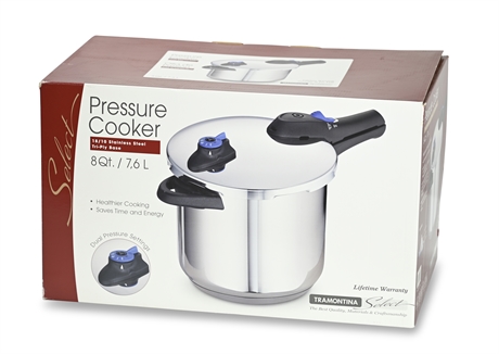 New Tramontina Select 8qt Pressure Cooker