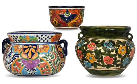 Collection of Ceramic Artistry Pots