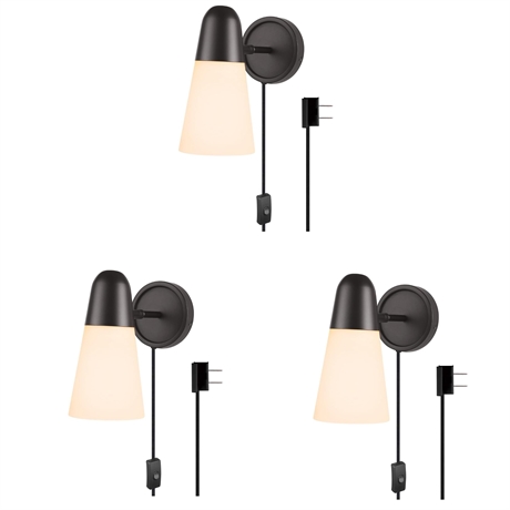 Contemporary Wall Sconce Trio