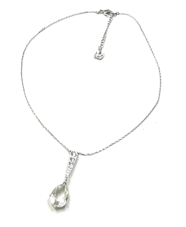 Swarovski Sterling Silver Necklace with Pendant