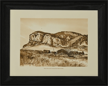 Russell Waterhouse "Stein's Pass on the Arizona-New Mexico Border"