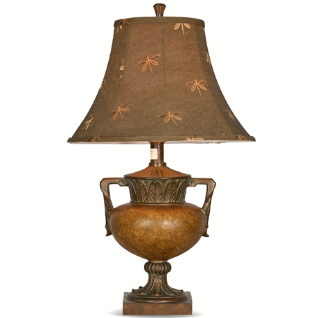 Dale Tiffany Lamp Shade and Urn Shaped Lamp