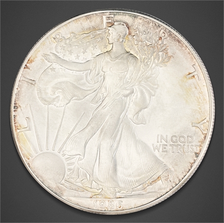 1986 United States One Dollar – Silver, American Eagle