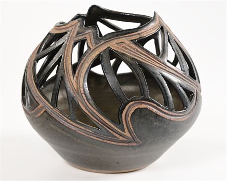 Kris Pixton Reticulated Art Pottery