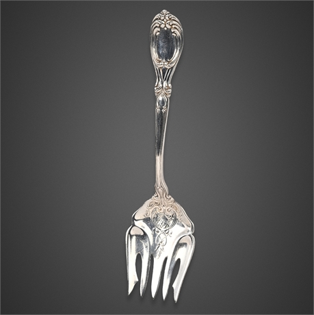 Frank Whiting Sterling “Victoria–Florence” Small Fish Serving Fork – 5 7/8”, 28.
