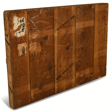 Antique Art Wood Crate