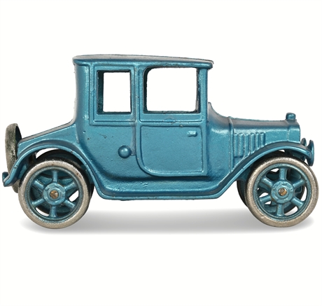 Arcade Attributed Cast Iron Ford Sedan Toy Car, 8”, c.1920s