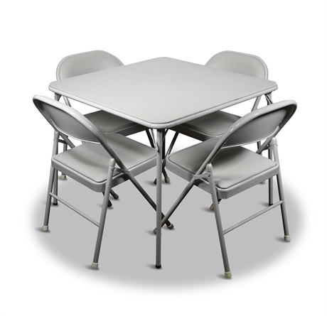 Meco Folding Table and Chair Set