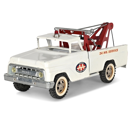 Tonka No. 518 AAA Wrecker Truck – 1964–66 Pressed-Steel Tow Truck